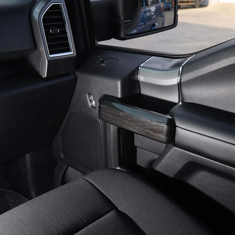 Черная внутренняя дверная ручка крышки Накладка для Ford F150
