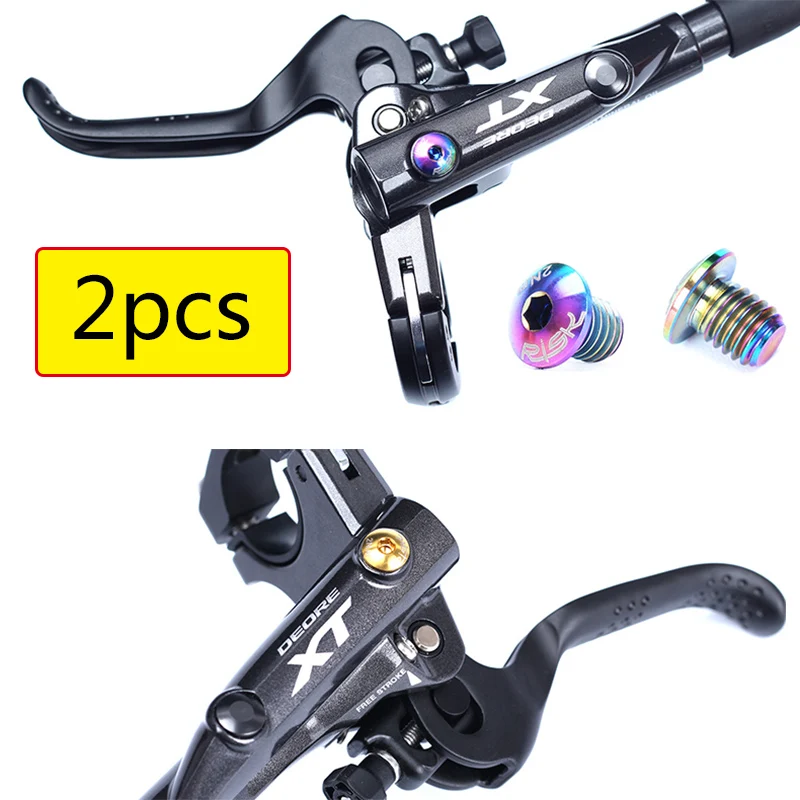 Mountain Bicycle Disc Brake Bicycle Disc Brake Mountain Bike Disc Brake Oil Cylinder Lid Bolts for Shimano Bike Brake Lever Titanium Disc Fixed Screw Bicycle Hydraulic Brake Bolt