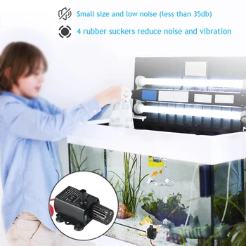 

New 280L/H DC 12V 5w Solar Pump Ultra-quiet Mini Brushless Water Pump Waterproof Submersible Fountain Aquarium Circulating