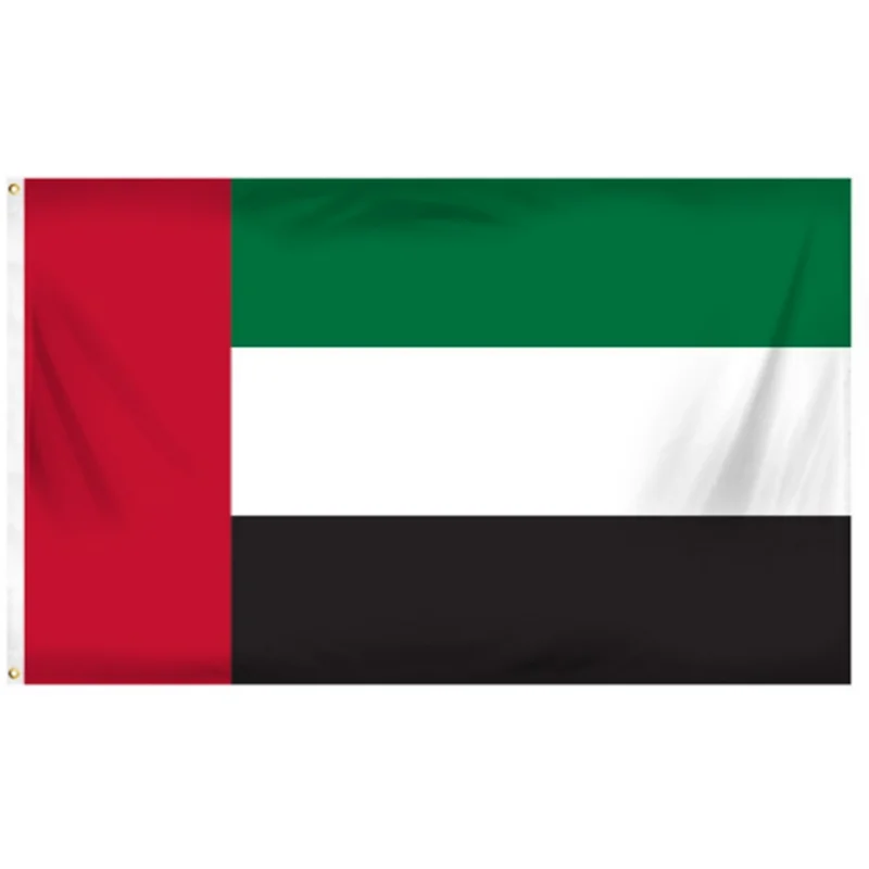 

UAE United Arab Emirates flag Custom Flag 3x5ft Flying Banner 100D Polyester Advertising Sports Decoration Car Grommets