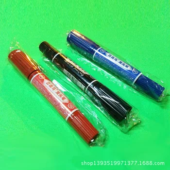 

Free Horse 150 Large Double-headed Pen Box Marker Marker Pen Oily Marking Pen Environment-Friendly Marking Pen