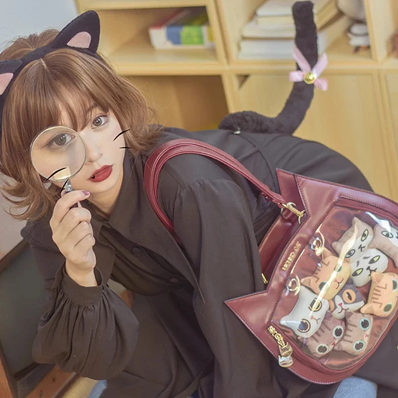 Bat-shaped Sweet Cat Backpack Itabag