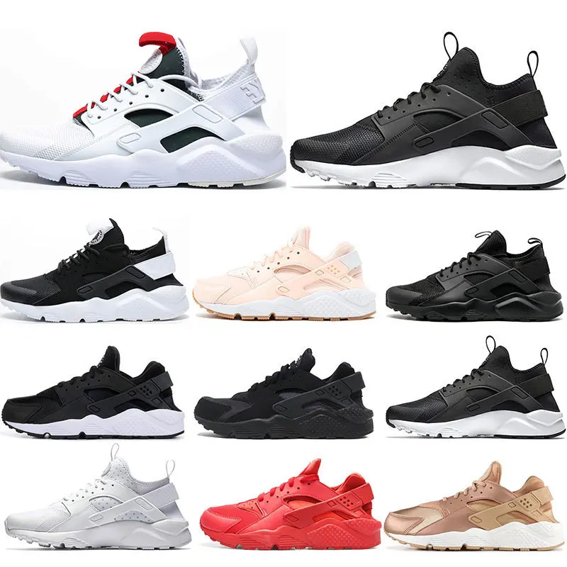 

2020 Huarache 4.0 1.0 Running Shoes Mens Womens triple White black red Rose Huraches Breathe Athletic Sports Sneakers trainers S