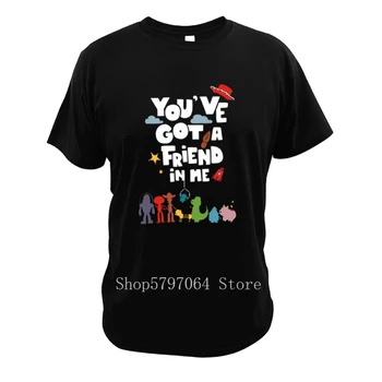 

Toy Story T Shirt Funny Buzz Lightyear Jessie Woody Rex Print Digital Size 3XL Ham Tops You’Ve Got A Friend In Me Tee Shirt