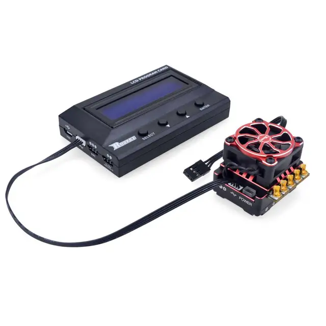 SURPASS HOBBY Rocket 160A ESC TS160V2 Pro Brushless Motor Sensored Speed Controller Programmer Card for 1/10 1/12 Rc Car V4S V5R