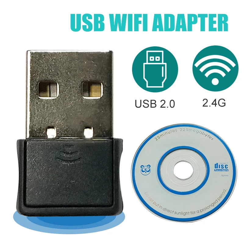 Usb wifi адаптер ethernet lan беспроводной 802.11n ноутбук настольный ключ карта антенна 2 4g