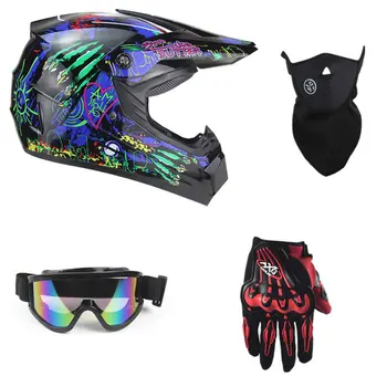 

Men And Women Four Seasons Universal Helmet Motorcycle Off-Road Helmet Battery Car Helmet Mountain Bike Full Face Helmet