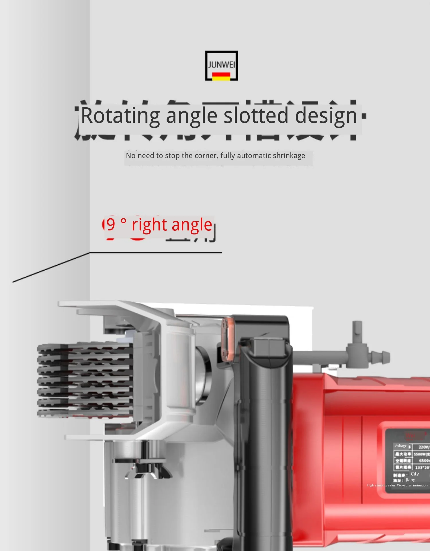 Электрический станок для резки кирпичной стены 220V 4200-6000W стальной резак для бетона долбежная машина DIY Украшение дома канавки T