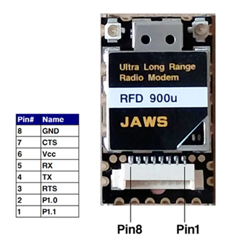 

Hot 1Pair 10KM Ultra Long Range 24db RF900Mini 915MHz RFD 900U 3DR Radio Telemetry Modem Module For RC Drone