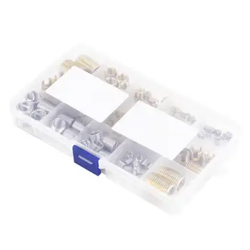

116x M3-M12 Insert Length Wire Thread Insert Repair Tool Kit Set Stainless Steel