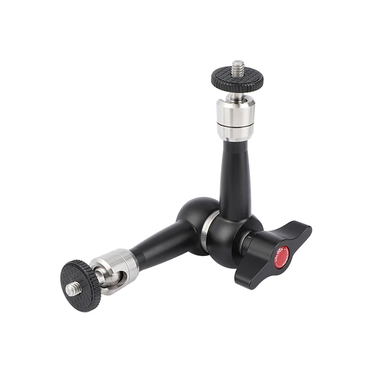 7.3" Articulating Magic Arm With 1/4"-20 Thread Screw Mounts For LED Light/Monit