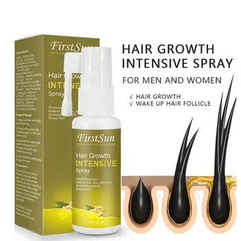 

30ml Hair Growth Intensive Spray Ginseng Ginger Extract Stimulate Hair Growth Dense Thickening Hair Anti Hair Loss Essence
