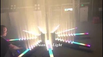 

6pcs Magic pixel led bar beam wash wall lyre rgb colorful dj led bar light 24x3w