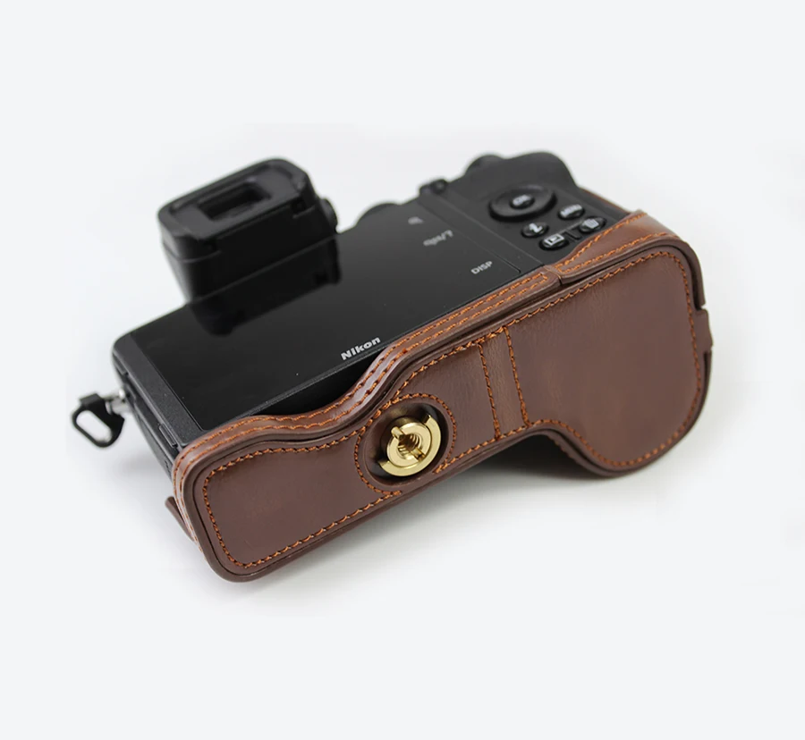 Портативный чехол из искусственной кожи для камеры Nikon Z50 с защитным корпусом и
