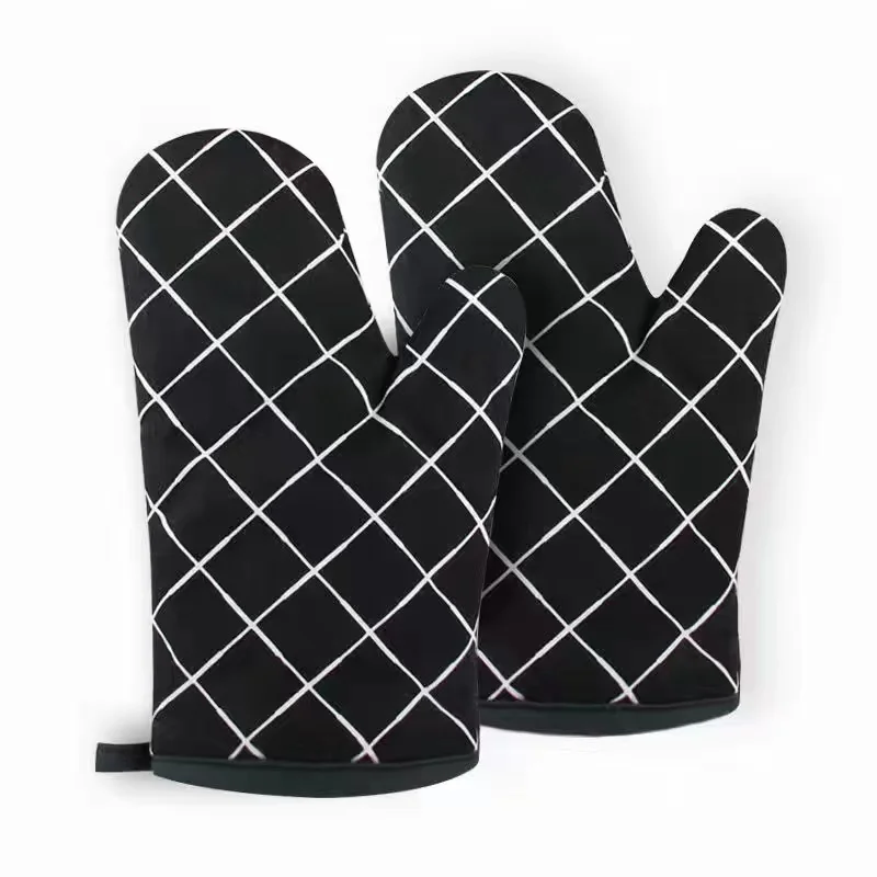 2PC/set Cartoon Oven Glove BBQ Baking Accessories Microwave Kitchen Glove Mitten Heat Resistant Potholders Kitchen Accessories