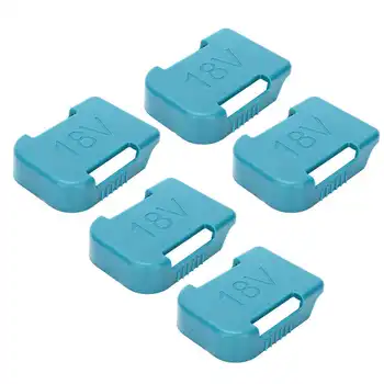 

speaker terminal headphone 5PCS 18V Dual Using Dustproof Cover Battery Slot for Makita/Bosch Green speaker