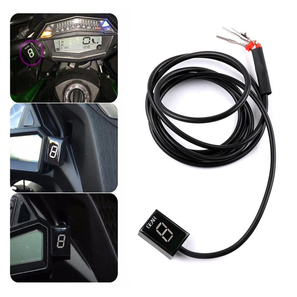 Motorcycle LCD Electronics 1-6 Level Gear Indicator Digital Meter For Honda VTX1800 05-12 XL125V Varadero 07-14 VTX 1800 | Автомобили и