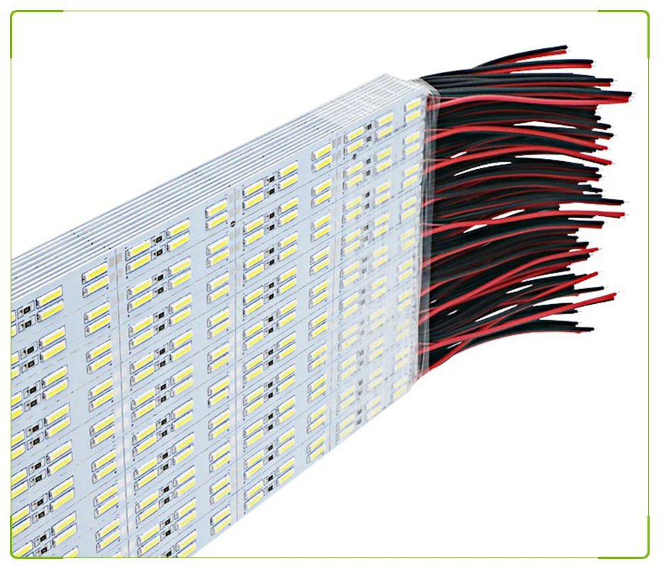 leds, 0.5m, fileira dupla, 120leds m, smd