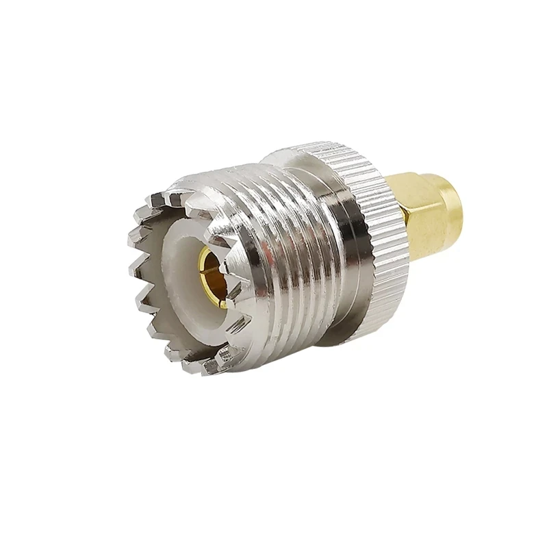 1Pcs-SO-239-Metal-SMA-Male-Plug-to-UHF-Female-RF-Coaxial-Adapter-SO239 ...