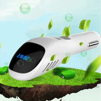 

Car Air Purifier Ionizer Air Cleaner Ionic Air Purifier Car Air Freshener with USB Charger Dual display