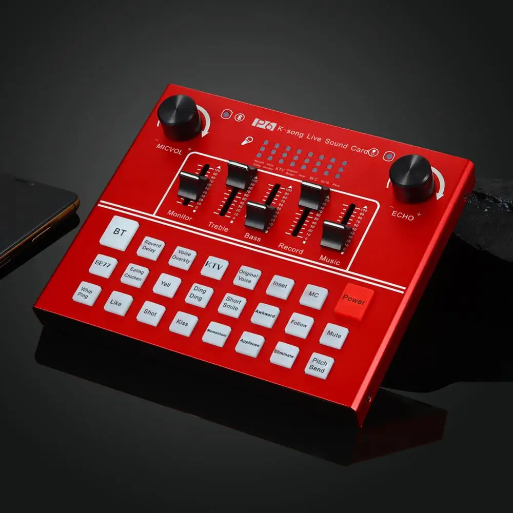 Live Sound Card Audio Interface Mixing sets USB