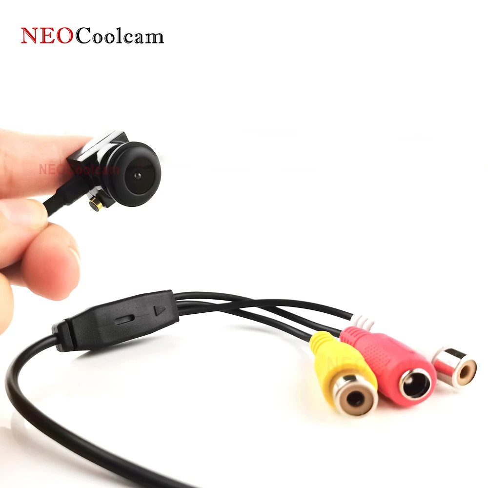 NEOCoolcam 700TVL CVBS мини-аналоговая камера рыбий глаз широкоугольная маленькая