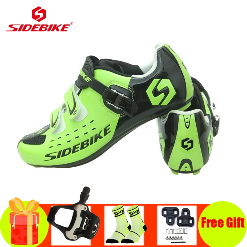 

Sidebike Professional Men Women Cycling Shoes Add Road Pedals Self-Locking Breathable Sapatilha Ciclismo Bicycle Riding Shoes