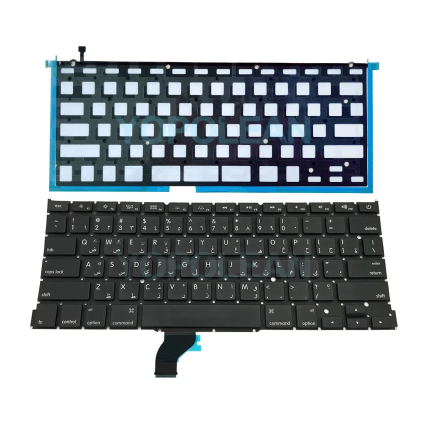 Арабский клавиатура с подсветкой для Macbook Pro retina 1" A1502 2013 года