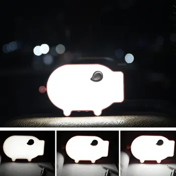 

Meng Pig Time Alarm Clock Led Charging Luminous Lamp Electronic Mute Intelligent Student Multi-function Digital Creative Clock