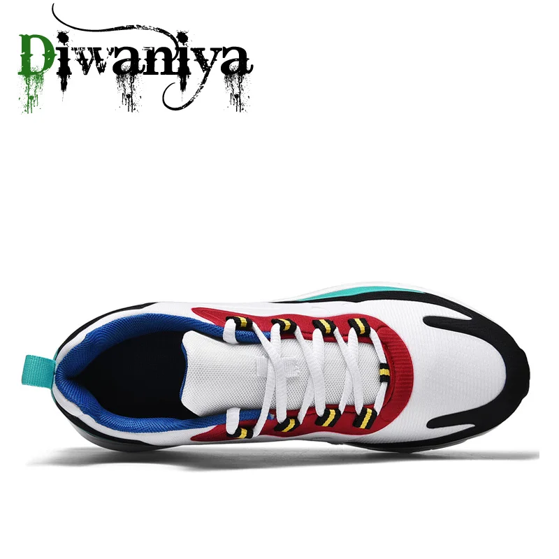multicolor running shoes