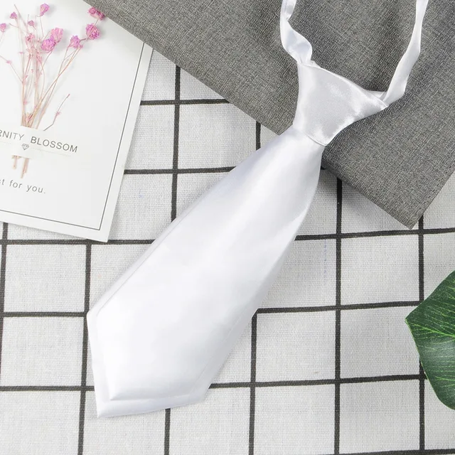 Necktie Polyester Men's Women's Shirts Student School Uniform Career Simple Double Layer Short Small Tie Classic Trendy Gifts A6212