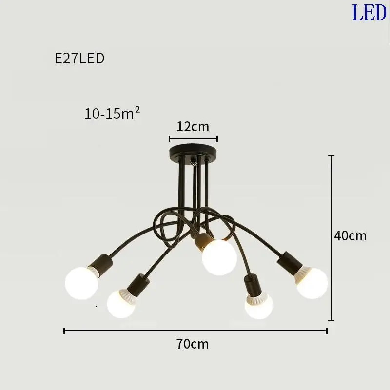 Sufitowa освещение потолка Винтаж лампа для Luminaria Plafonnier Moderne Гостиная де Lampara TECHO LED потолочный светильник