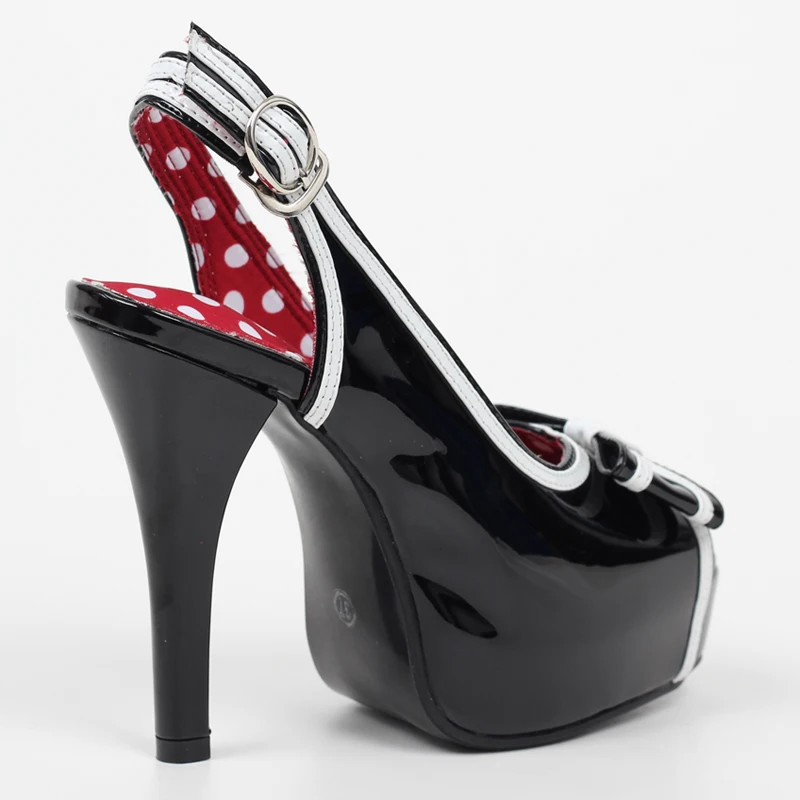 

4 1/2" HIGH HEEL MARY JANE PEEPTOE SHOES SIZE5-15