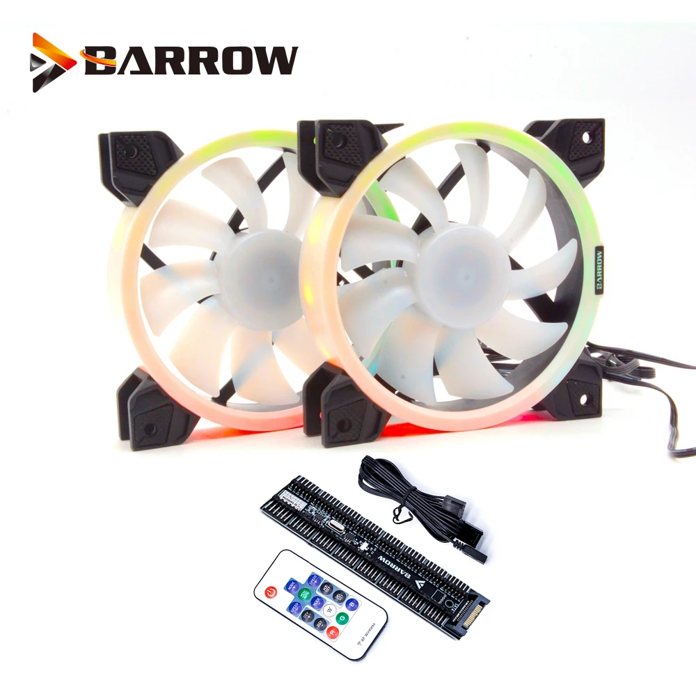 Вентилятор Barrow PWM размер вентилятора 120*120 мм используется для радиатора чехол
