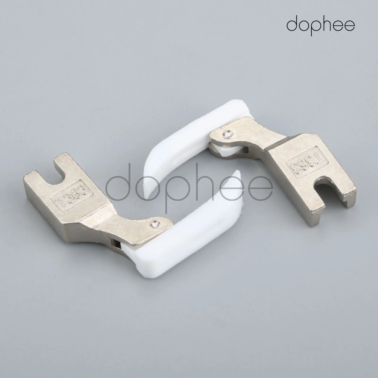 Dophee 2 шт. T363 швейная машина пластиковые прижимные лапки на молнии узкая лапка для