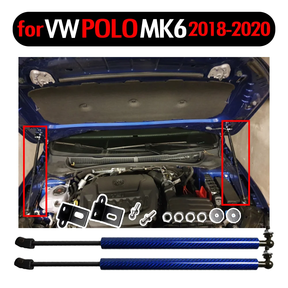 carbon fiber for VW Polo MK6 2018 2019 2020 Front Hood Modify