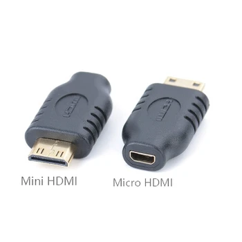 

Micro HDMI female to MINI HDMI male connector for computer PS3/XBOX set-top box monitor