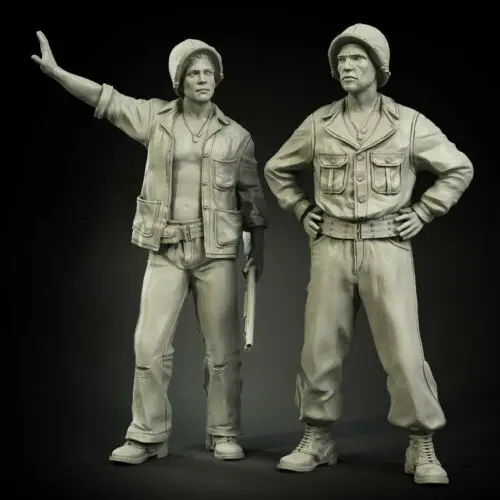 Набор Старинных танкиров США 1/35 года включает в себя 2 набора модельная фигурка