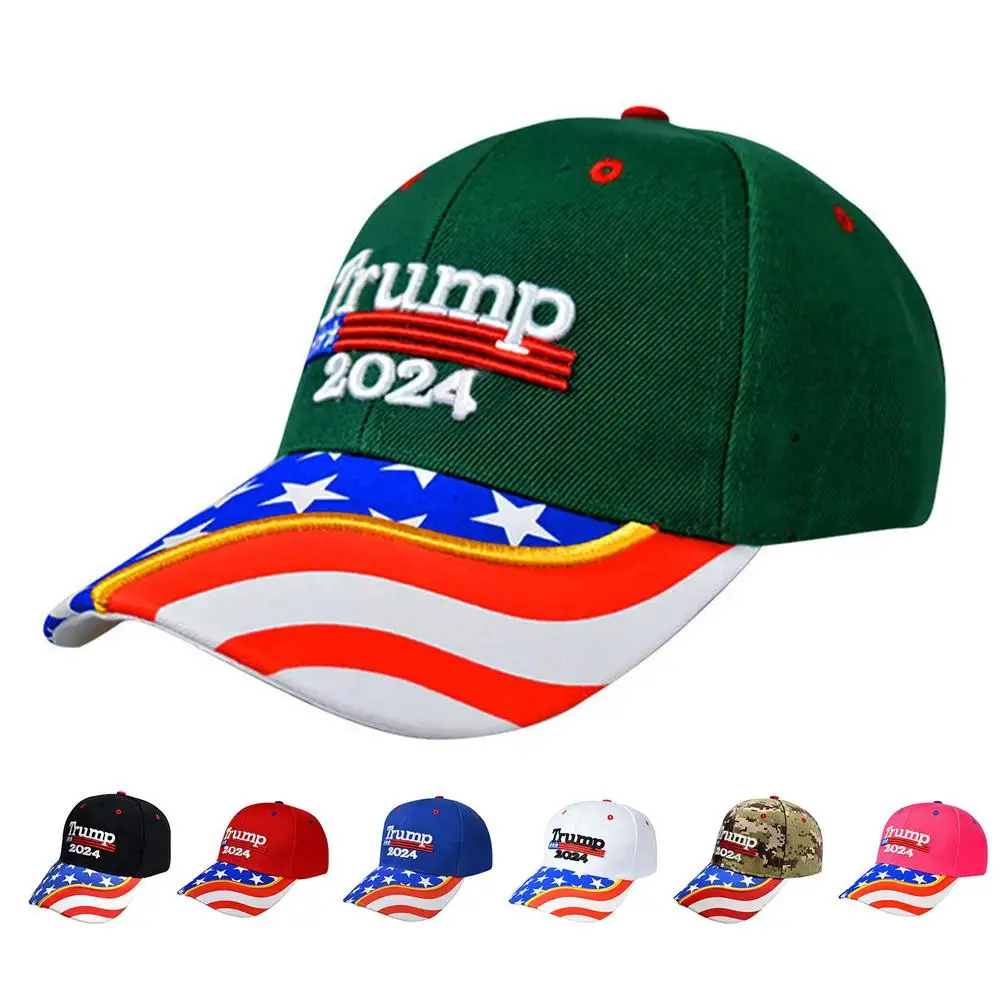 MansCapsDonaldTrump2024HatTrumpBaseballCapwithEmbroidered