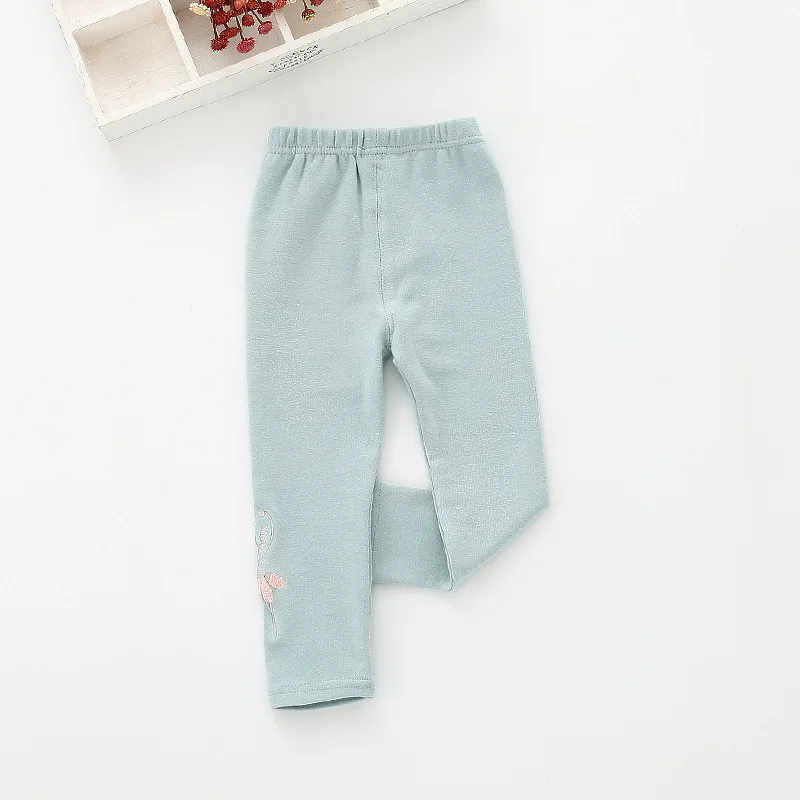 Г. Новые стильные леггинсы для девочек в Корейском стиле милые От 1 до 3 лет из чистого хлопка с вышивкой и героями мультфильмов Лидер продаж