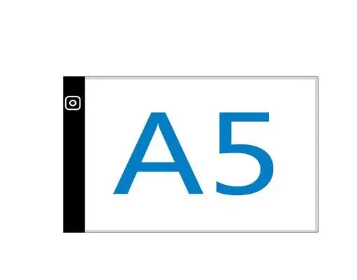 A5 A4 A5 Рисование графика контейнер для таблеток светодиодный светильник «Алмаз» pad световая панель для Алмазные Пластины аксессуары для рисования набор инструментов LD220 - Цвет: A5