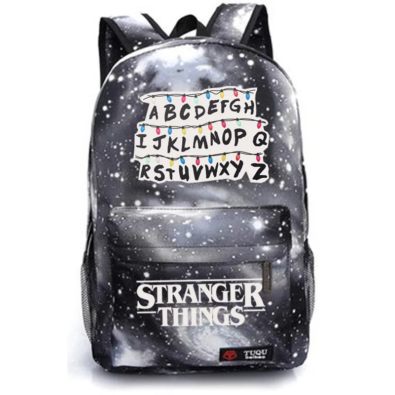 style1 black Странные Вещи школьная сумка для мужчин wo мужской рюкзак студенческий школьный рюкзак ноутбук рюкзак повседневный рюкзак - Цвет: style1 black