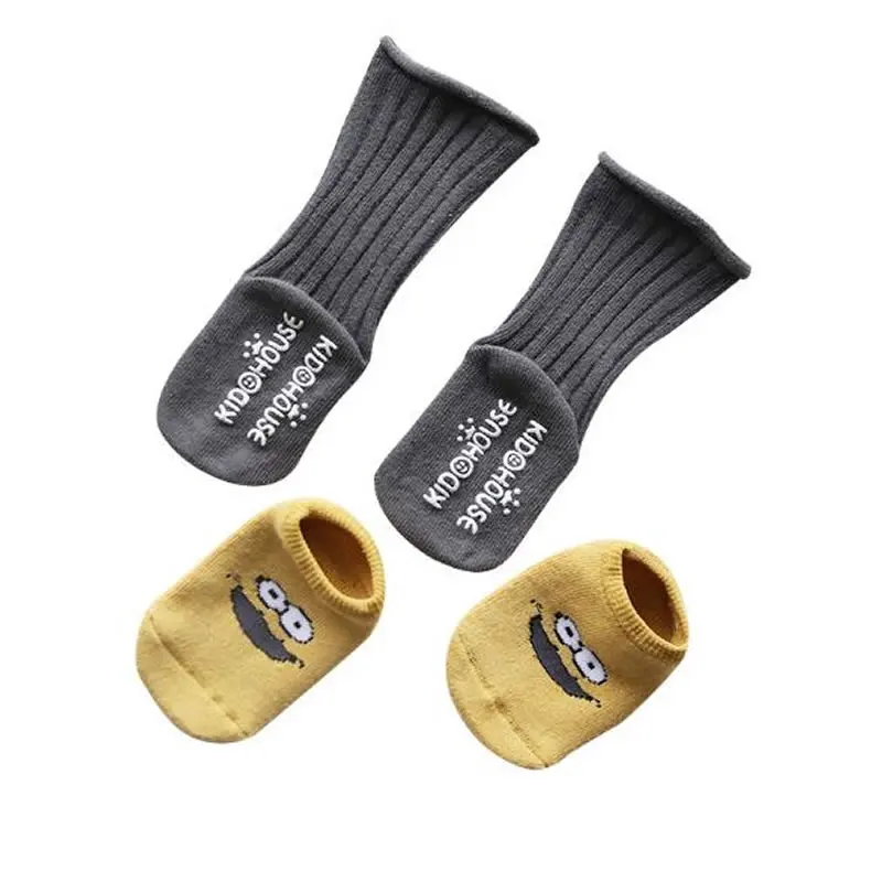 Autumn and winter new terry thickened children 's floor socks socks cover slip glue toddler cartoon baby socks baby socks