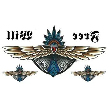 

Temporary Tattoos Waterproof Fake Tattoos Henna Tattoo Body Art Sticker Arm Shoulder Chest & Back Makeup