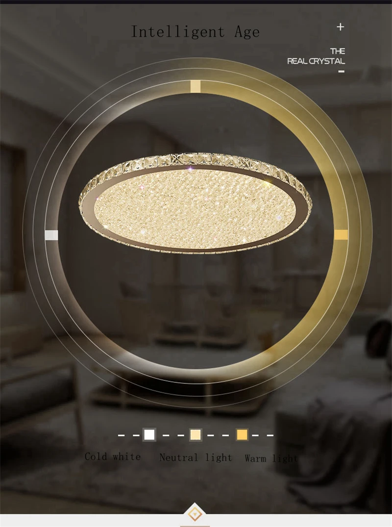 Современные светодиодные потолочные лампы Потолочный кристалл светодиодный светильник для спальни лампы для гостиной roomcorridor умный пульт дистанционного управления светильник ing потолочный