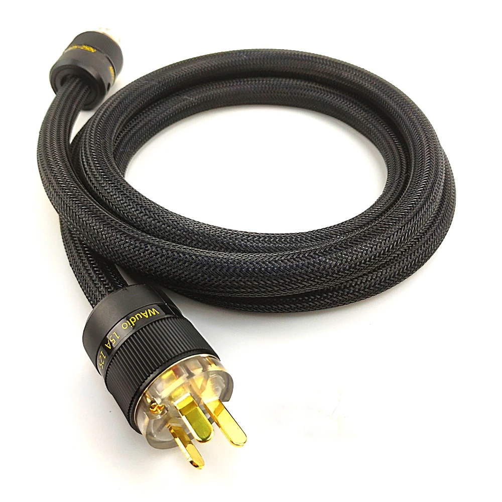 

WAudio 10AWG Hifi Audio Power Cable Audiophile Power Cord with AU Plug