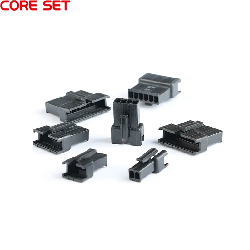 JST SM 2.54 커넥터 플러그 피치 2.54mm 암 하우징 수 하우징 SM-2P, JST SM2.54 2 3 4 5 6 7/8 P 핀, 50 개 터미널, 10 개