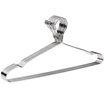 

5Pcs/Pack Non-Slip Stainless Steel Kids Hangers Clothes Hanger Baby Clothes Hook Drying Rack Hanging Towel Display Hanger