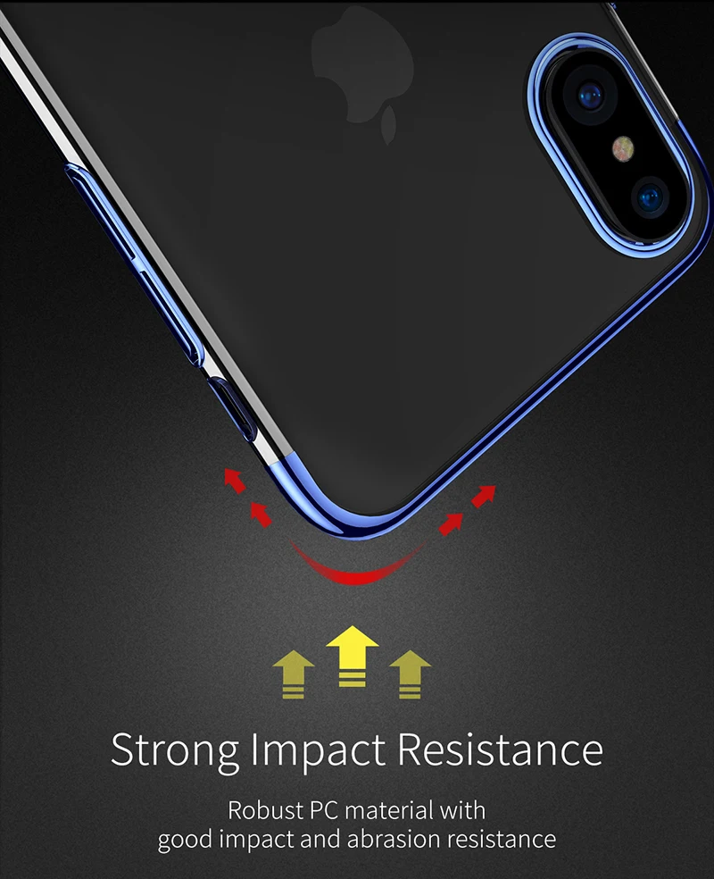 Baseus Роскошный чехол для телефона для iPhone X Capinhas ультра тонкий жесткий PC задняя крышка цветной чехол для iPhone X для iPhone 11 Pro Max чехол