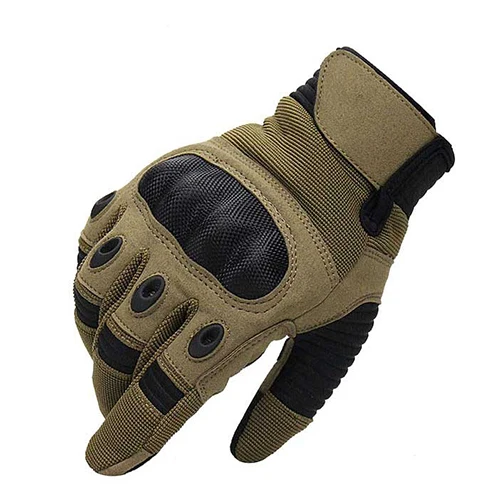 B10 Brown Тактические перчатки с сенсорным экраном для мужчин, армейские спортивные военные спецназ, перчатки на полный палец, противоскользящие мотоциклетные велосипедные перчатки для спортзала - Цвет: B10 Brown